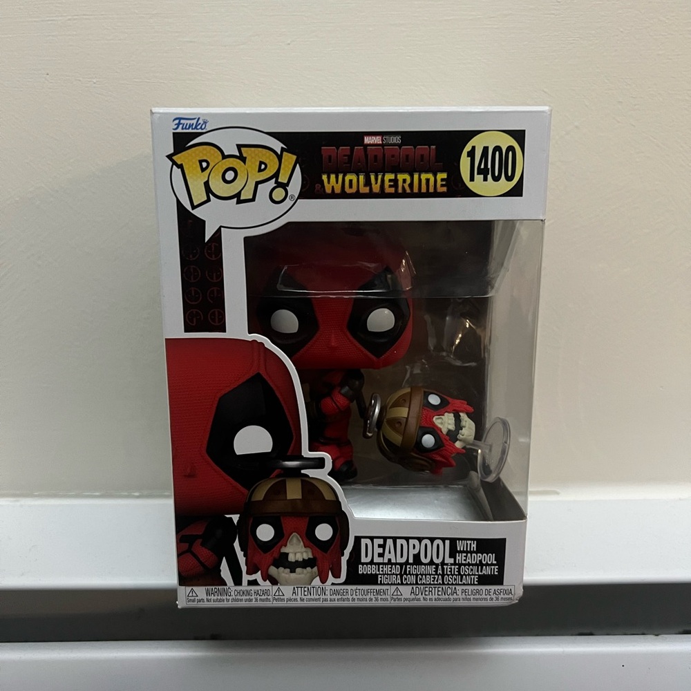 Funko Pop! Deadpool Wolverine Red and Black Figure